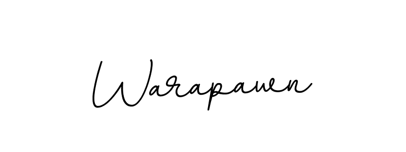 Design your own signature with our free online signature maker. With this signature software, you can create a handwritten (BallpointsItalic-DORy9) signature for name Warapawn. Warapawn signature style 11 images and pictures png