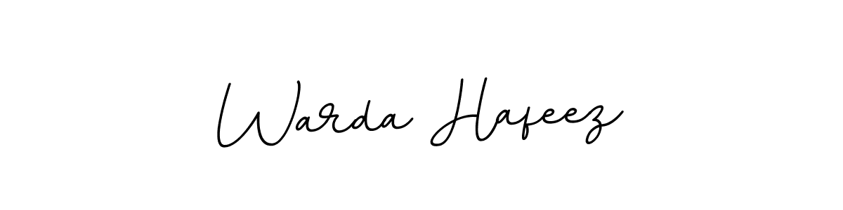 Warda Hafeez stylish signature style. Best Handwritten Sign (BallpointsItalic-DORy9) for my name. Handwritten Signature Collection Ideas for my name Warda Hafeez. Warda Hafeez signature style 11 images and pictures png