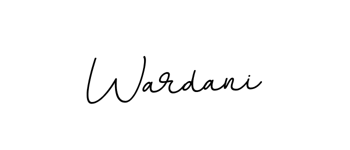 Also we have Wardani name is the best signature style. Create professional handwritten signature collection using BallpointsItalic-DORy9 autograph style. Wardani signature style 11 images and pictures png