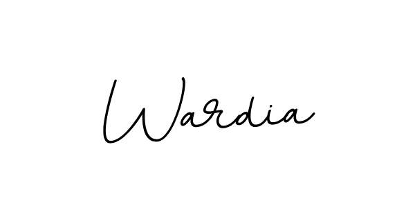 You should practise on your own different ways (BallpointsItalic-DORy9) to write your name (Wardia) in signature. don't let someone else do it for you. Wardia signature style 11 images and pictures png