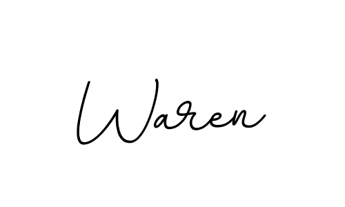 Use a signature maker to create a handwritten signature online. With this signature software, you can design (BallpointsItalic-DORy9) your own signature for name Waren. Waren signature style 11 images and pictures png