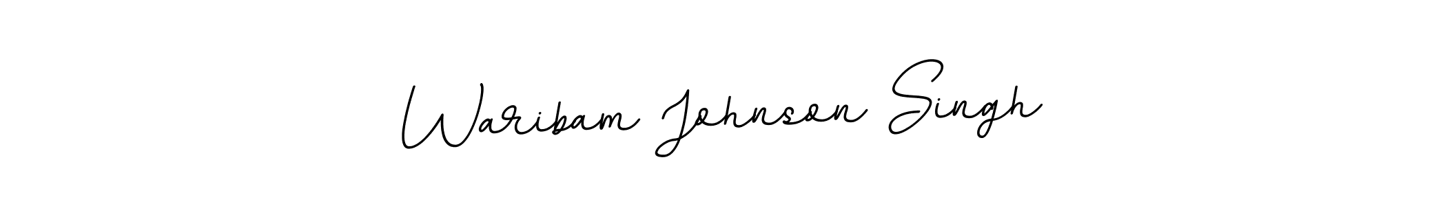 It looks lik you need a new signature style for name Waribam Johnson Singh. Design unique handwritten (BallpointsItalic-DORy9) signature with our free signature maker in just a few clicks. Waribam Johnson Singh signature style 11 images and pictures png