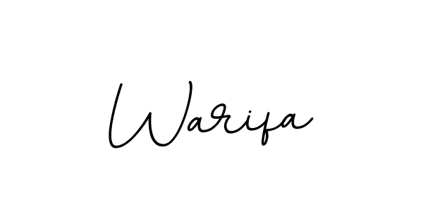 How to make Warifa name signature. Use BallpointsItalic-DORy9 style for creating short signs online. This is the latest handwritten sign. Warifa signature style 11 images and pictures png