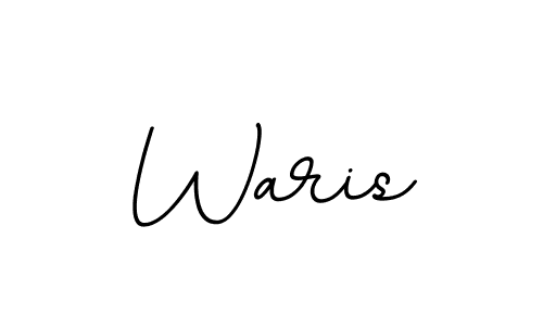 Create a beautiful signature design for name Waris. With this signature (BallpointsItalic-DORy9) fonts, you can make a handwritten signature for free. Waris signature style 11 images and pictures png