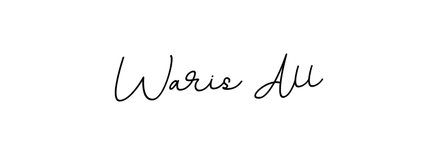 Create a beautiful signature design for name Waris All. With this signature (BallpointsItalic-DORy9) fonts, you can make a handwritten signature for free. Waris All signature style 11 images and pictures png