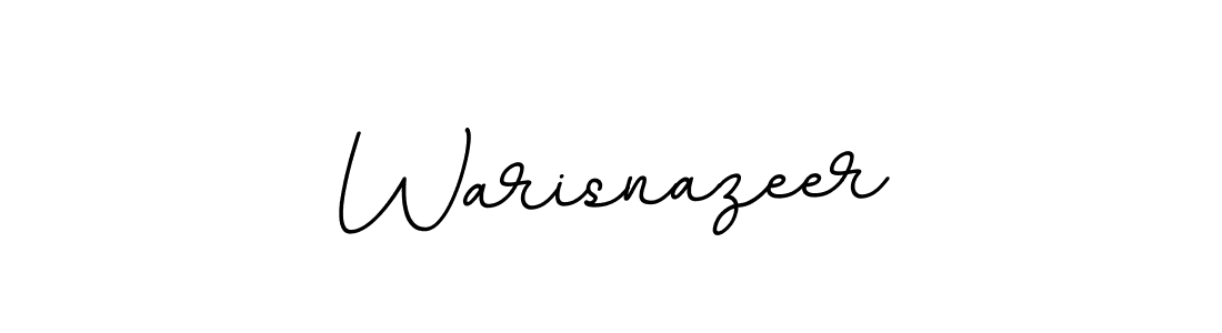 Create a beautiful signature design for name Warisnazeer. With this signature (BallpointsItalic-DORy9) fonts, you can make a handwritten signature for free. Warisnazeer signature style 11 images and pictures png