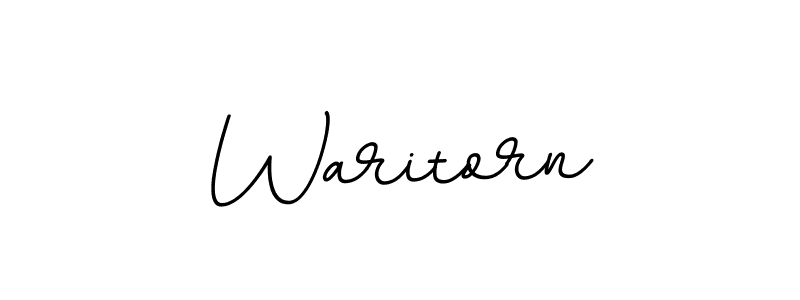 You should practise on your own different ways (BallpointsItalic-DORy9) to write your name (Waritorn) in signature. don't let someone else do it for you. Waritorn signature style 11 images and pictures png