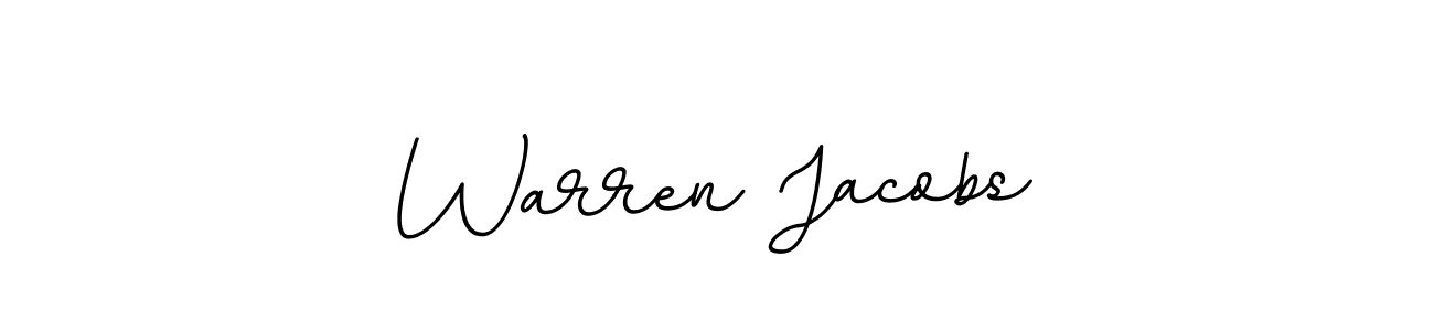 Create a beautiful signature design for name Warren Jacobs. With this signature (BallpointsItalic-DORy9) fonts, you can make a handwritten signature for free. Warren Jacobs signature style 11 images and pictures png