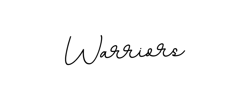 Make a beautiful signature design for name Warriors. With this signature (BallpointsItalic-DORy9) style, you can create a handwritten signature for free. Warriors signature style 11 images and pictures png