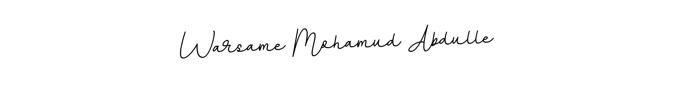 Also You can easily find your signature by using the search form. We will create Warsame Mohamud Abdulle name handwritten signature images for you free of cost using BallpointsItalic-DORy9 sign style. Warsame Mohamud Abdulle signature style 11 images and pictures png