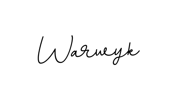 You should practise on your own different ways (BallpointsItalic-DORy9) to write your name (Warwyk) in signature. don't let someone else do it for you. Warwyk signature style 11 images and pictures png