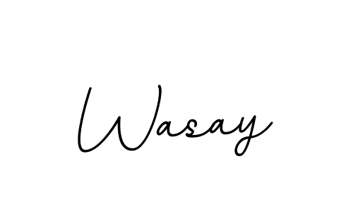 The best way (BallpointsItalic-DORy9) to make a short signature is to pick only two or three words in your name. The name Wasay include a total of six letters. For converting this name. Wasay signature style 11 images and pictures png