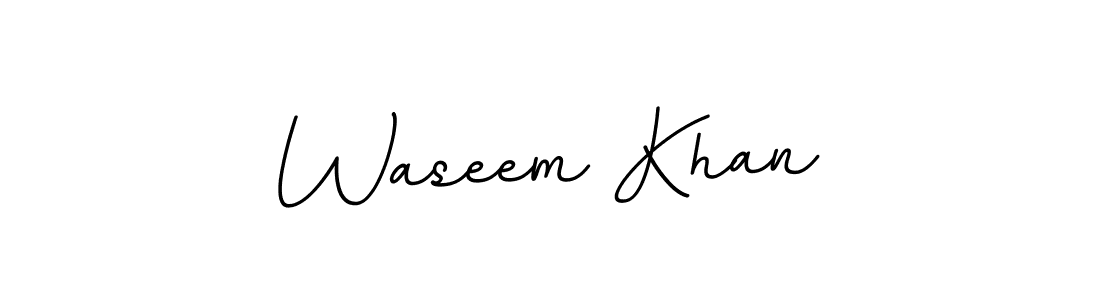 Design your own signature with our free online signature maker. With this signature software, you can create a handwritten (BallpointsItalic-DORy9) signature for name Waseem Khan. Waseem Khan signature style 11 images and pictures png