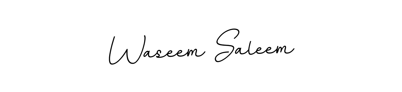 Design your own signature with our free online signature maker. With this signature software, you can create a handwritten (BallpointsItalic-DORy9) signature for name Waseem Saleem. Waseem Saleem signature style 11 images and pictures png
