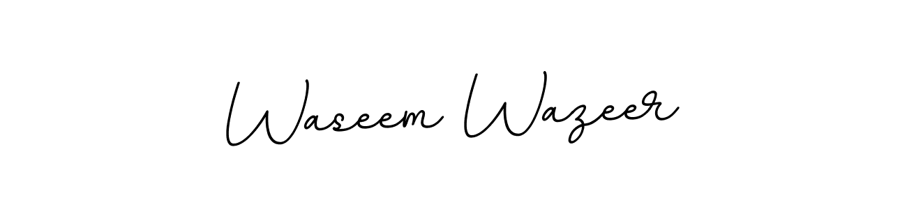 Waseem Wazeer stylish signature style. Best Handwritten Sign (BallpointsItalic-DORy9) for my name. Handwritten Signature Collection Ideas for my name Waseem Wazeer. Waseem Wazeer signature style 11 images and pictures png