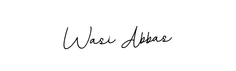 The best way (BallpointsItalic-DORy9) to make a short signature is to pick only two or three words in your name. The name Wasi Abbas include a total of six letters. For converting this name. Wasi Abbas signature style 11 images and pictures png