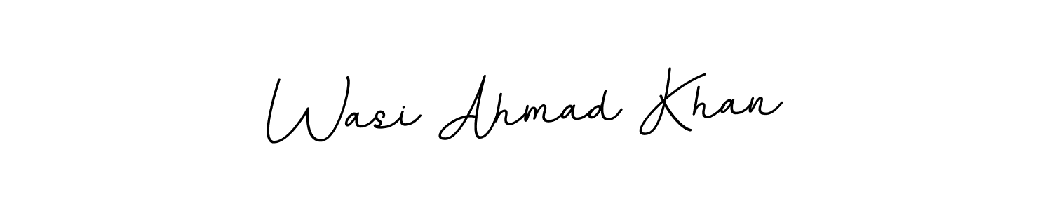 It looks lik you need a new signature style for name Wasi Ahmad Khan. Design unique handwritten (BallpointsItalic-DORy9) signature with our free signature maker in just a few clicks. Wasi Ahmad Khan signature style 11 images and pictures png