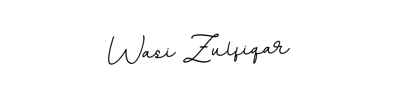 You should practise on your own different ways (BallpointsItalic-DORy9) to write your name (Wasi Zulfiqar) in signature. don't let someone else do it for you. Wasi Zulfiqar signature style 11 images and pictures png