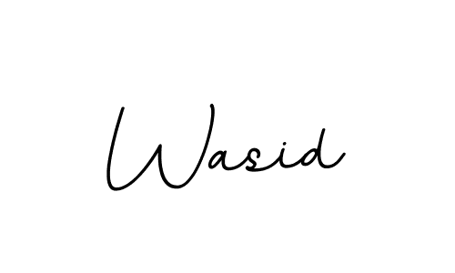 Create a beautiful signature design for name Wasid. With this signature (BallpointsItalic-DORy9) fonts, you can make a handwritten signature for free. Wasid signature style 11 images and pictures png