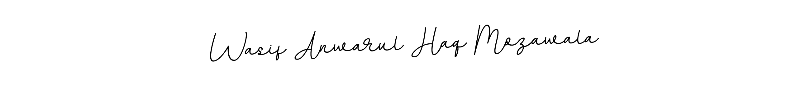 Also we have Wasif Anwarul Haq Mozawala name is the best signature style. Create professional handwritten signature collection using BallpointsItalic-DORy9 autograph style. Wasif Anwarul Haq Mozawala signature style 11 images and pictures png