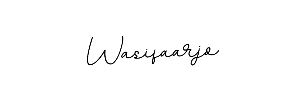 The best way (BallpointsItalic-DORy9) to make a short signature is to pick only two or three words in your name. The name Wasifaarjo include a total of six letters. For converting this name. Wasifaarjo signature style 11 images and pictures png