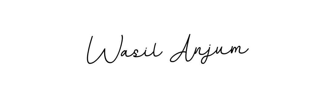 BallpointsItalic-DORy9 is a professional signature style that is perfect for those who want to add a touch of class to their signature. It is also a great choice for those who want to make their signature more unique. Get Wasil Anjum name to fancy signature for free. Wasil Anjum signature style 11 images and pictures png