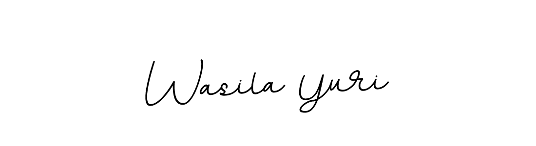 Design your own signature with our free online signature maker. With this signature software, you can create a handwritten (BallpointsItalic-DORy9) signature for name Wasila Yuri. Wasila Yuri signature style 11 images and pictures png