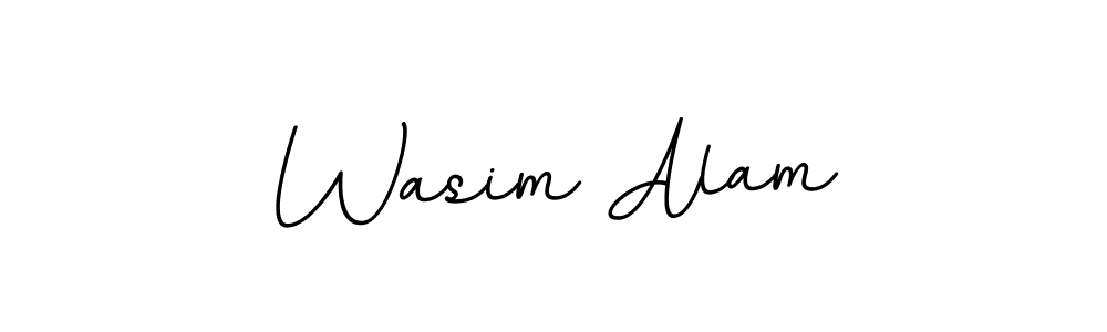 if you are searching for the best signature style for your name Wasim Alam. so please give up your signature search. here we have designed multiple signature styles  using BallpointsItalic-DORy9. Wasim Alam signature style 11 images and pictures png