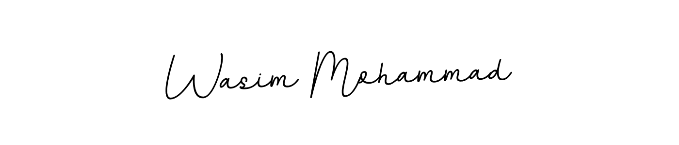 You should practise on your own different ways (BallpointsItalic-DORy9) to write your name (Wasim Mohammad) in signature. don't let someone else do it for you. Wasim Mohammad signature style 11 images and pictures png