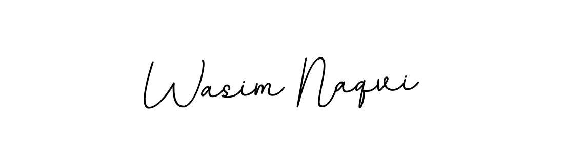 Create a beautiful signature design for name Wasim Naqvi. With this signature (BallpointsItalic-DORy9) fonts, you can make a handwritten signature for free. Wasim Naqvi signature style 11 images and pictures png