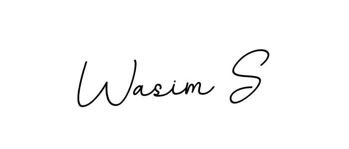 Similarly BallpointsItalic-DORy9 is the best handwritten signature design. Signature creator online .You can use it as an online autograph creator for name Wasim S. Wasim S signature style 11 images and pictures png