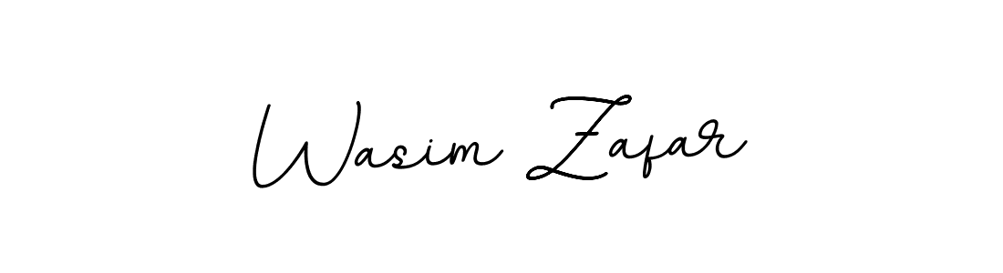 Design your own signature with our free online signature maker. With this signature software, you can create a handwritten (BallpointsItalic-DORy9) signature for name Wasim Zafar. Wasim Zafar signature style 11 images and pictures png