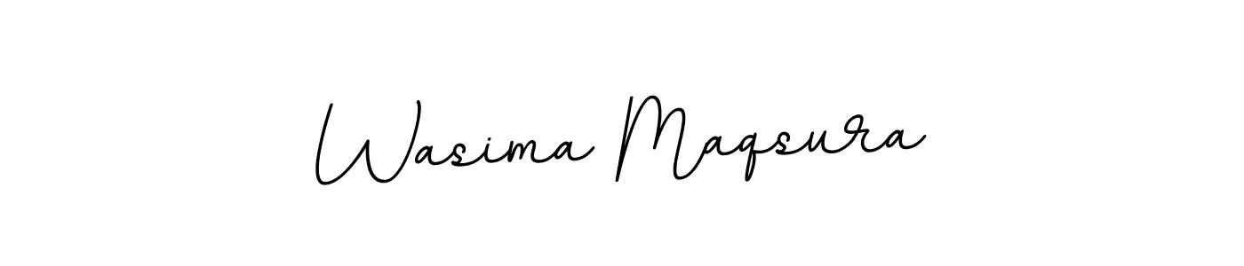 Design your own signature with our free online signature maker. With this signature software, you can create a handwritten (BallpointsItalic-DORy9) signature for name Wasima Maqsura. Wasima Maqsura signature style 11 images and pictures png