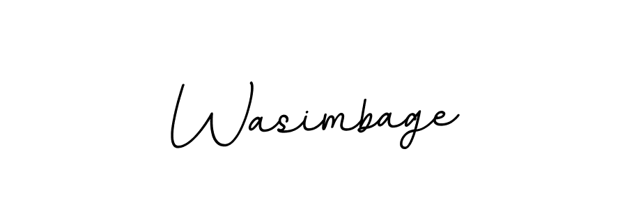 Wasimbage stylish signature style. Best Handwritten Sign (BallpointsItalic-DORy9) for my name. Handwritten Signature Collection Ideas for my name Wasimbage. Wasimbage signature style 11 images and pictures png