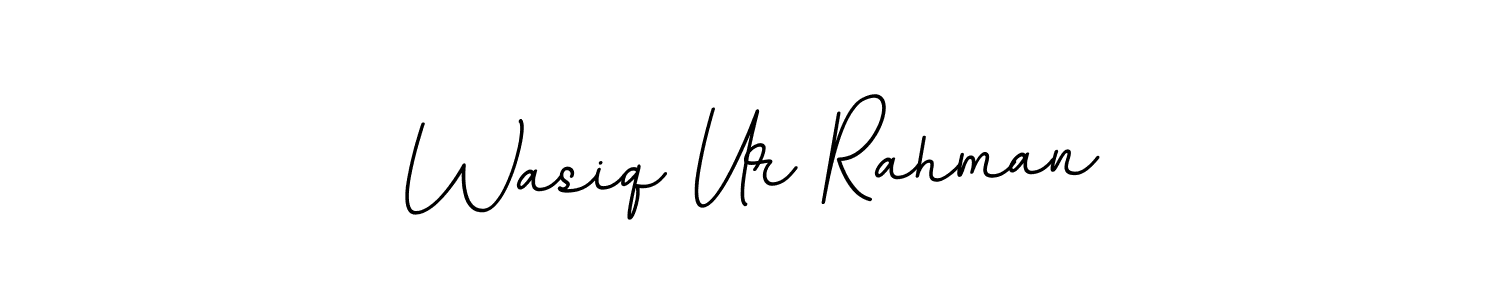 It looks lik you need a new signature style for name Wasiq Ur Rahman. Design unique handwritten (BallpointsItalic-DORy9) signature with our free signature maker in just a few clicks. Wasiq Ur Rahman signature style 11 images and pictures png