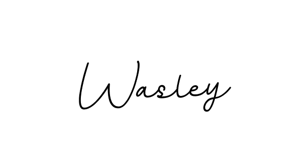 Design your own signature with our free online signature maker. With this signature software, you can create a handwritten (BallpointsItalic-DORy9) signature for name Wasley. Wasley signature style 11 images and pictures png