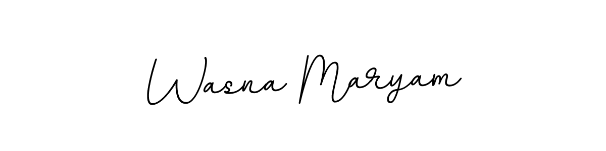 How to make Wasna Maryam signature? BallpointsItalic-DORy9 is a professional autograph style. Create handwritten signature for Wasna Maryam name. Wasna Maryam signature style 11 images and pictures png