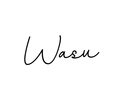 Use a signature maker to create a handwritten signature online. With this signature software, you can design (BallpointsItalic-DORy9) your own signature for name Wasu. Wasu signature style 11 images and pictures png