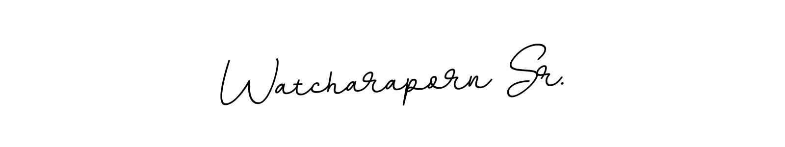 Make a beautiful signature design for name Watcharaporn Sr.. Use this online signature maker to create a handwritten signature for free. Watcharaporn Sr. signature style 11 images and pictures png