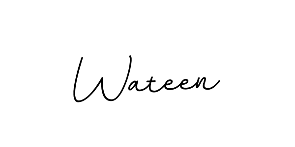 It looks lik you need a new signature style for name Wateen. Design unique handwritten (BallpointsItalic-DORy9) signature with our free signature maker in just a few clicks. Wateen signature style 11 images and pictures png