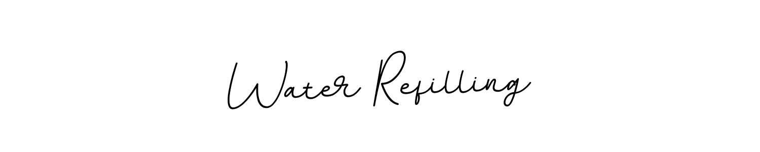 How to Draw Water Refilling signature style? BallpointsItalic-DORy9 is a latest design signature styles for name Water Refilling. Water Refilling signature style 11 images and pictures png