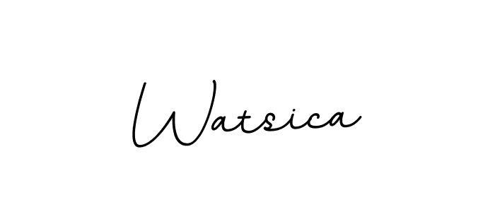Make a beautiful signature design for name Watsica. Use this online signature maker to create a handwritten signature for free. Watsica signature style 11 images and pictures png