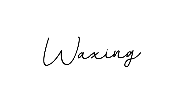 You should practise on your own different ways (BallpointsItalic-DORy9) to write your name (Waxing) in signature. don't let someone else do it for you. Waxing signature style 11 images and pictures png