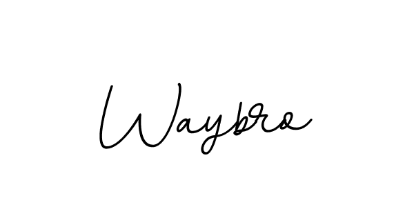 Also You can easily find your signature by using the search form. We will create Waybro name handwritten signature images for you free of cost using BallpointsItalic-DORy9 sign style. Waybro signature style 11 images and pictures png