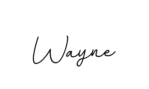 Use a signature maker to create a handwritten signature online. With this signature software, you can design (BallpointsItalic-DORy9) your own signature for name Wayne. Wayne signature style 11 images and pictures png
