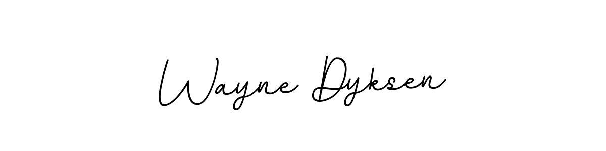 It looks lik you need a new signature style for name Wayne Dyksen. Design unique handwritten (BallpointsItalic-DORy9) signature with our free signature maker in just a few clicks. Wayne Dyksen signature style 11 images and pictures png