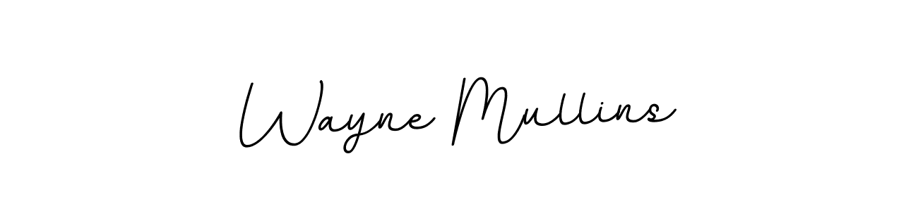 How to make Wayne Mullins name signature. Use BallpointsItalic-DORy9 style for creating short signs online. This is the latest handwritten sign. Wayne Mullins signature style 11 images and pictures png