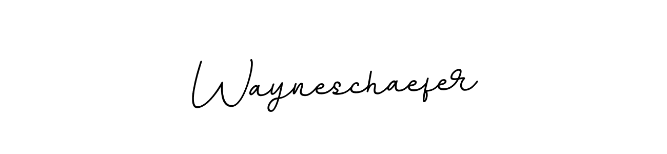 Make a beautiful signature design for name Wayneschaefer. With this signature (BallpointsItalic-DORy9) style, you can create a handwritten signature for free. Wayneschaefer signature style 11 images and pictures png