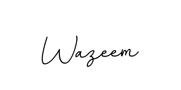 Wazeem stylish signature style. Best Handwritten Sign (BallpointsItalic-DORy9) for my name. Handwritten Signature Collection Ideas for my name Wazeem. Wazeem signature style 11 images and pictures png