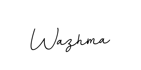 if you are searching for the best signature style for your name Wazhma. so please give up your signature search. here we have designed multiple signature styles  using BallpointsItalic-DORy9. Wazhma signature style 11 images and pictures png